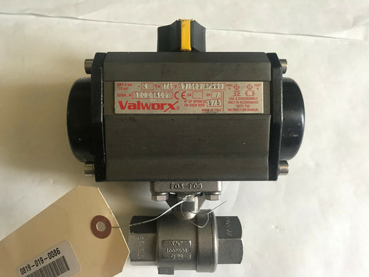 3/4 Valworx 530163 Ap063 Pneumatic Valve Actuator F03-F05,3/4" 1000Wog Cf8m,Sk