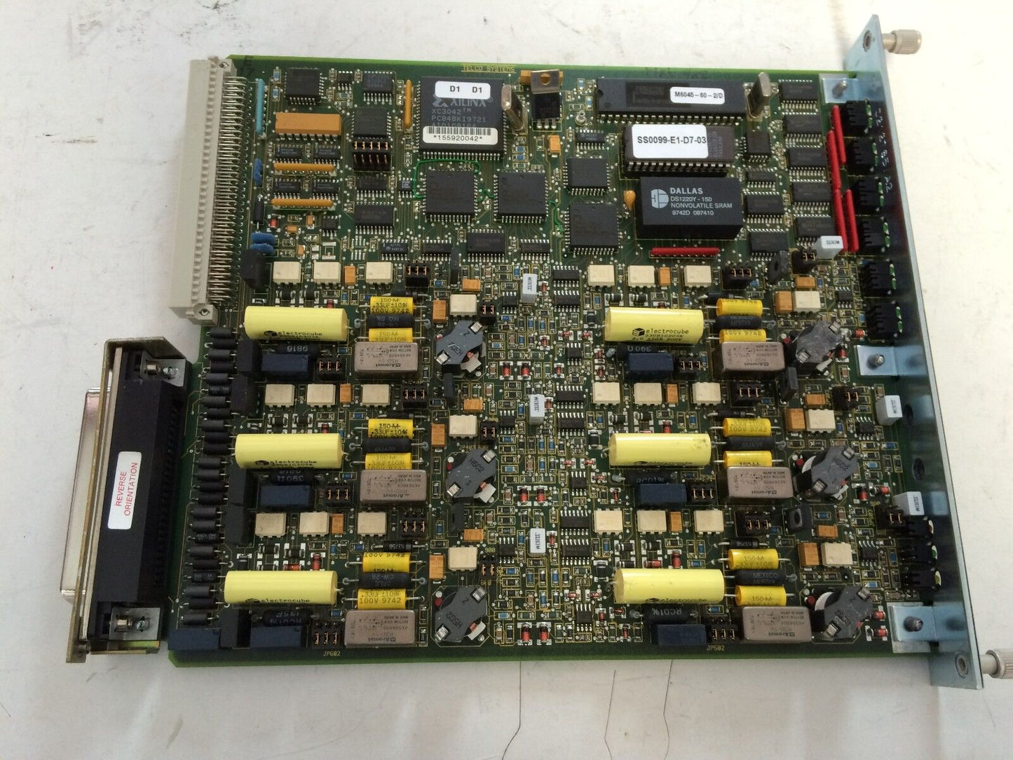 Telco Systems Pc Board Telco 6045-60-2 Fxo/Mrd/Dpt,Tpn065-2853 Rev.A,Ck