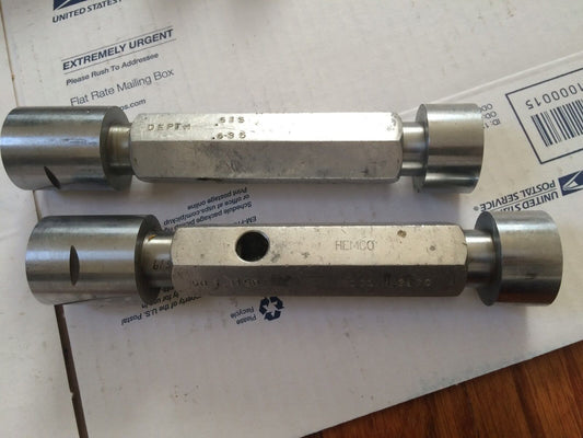 Used Go No Go Gage Plug Guage 1.3150, 1.3270 Inspection Gage Bo9-2