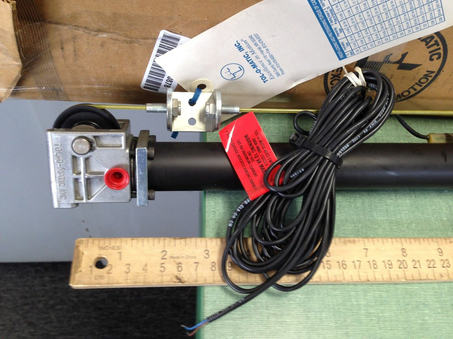 Tolomatic Ccm # 213348 Pneumatic Cable Linear Actuator 670Mm Travel 1/8 Npt,En