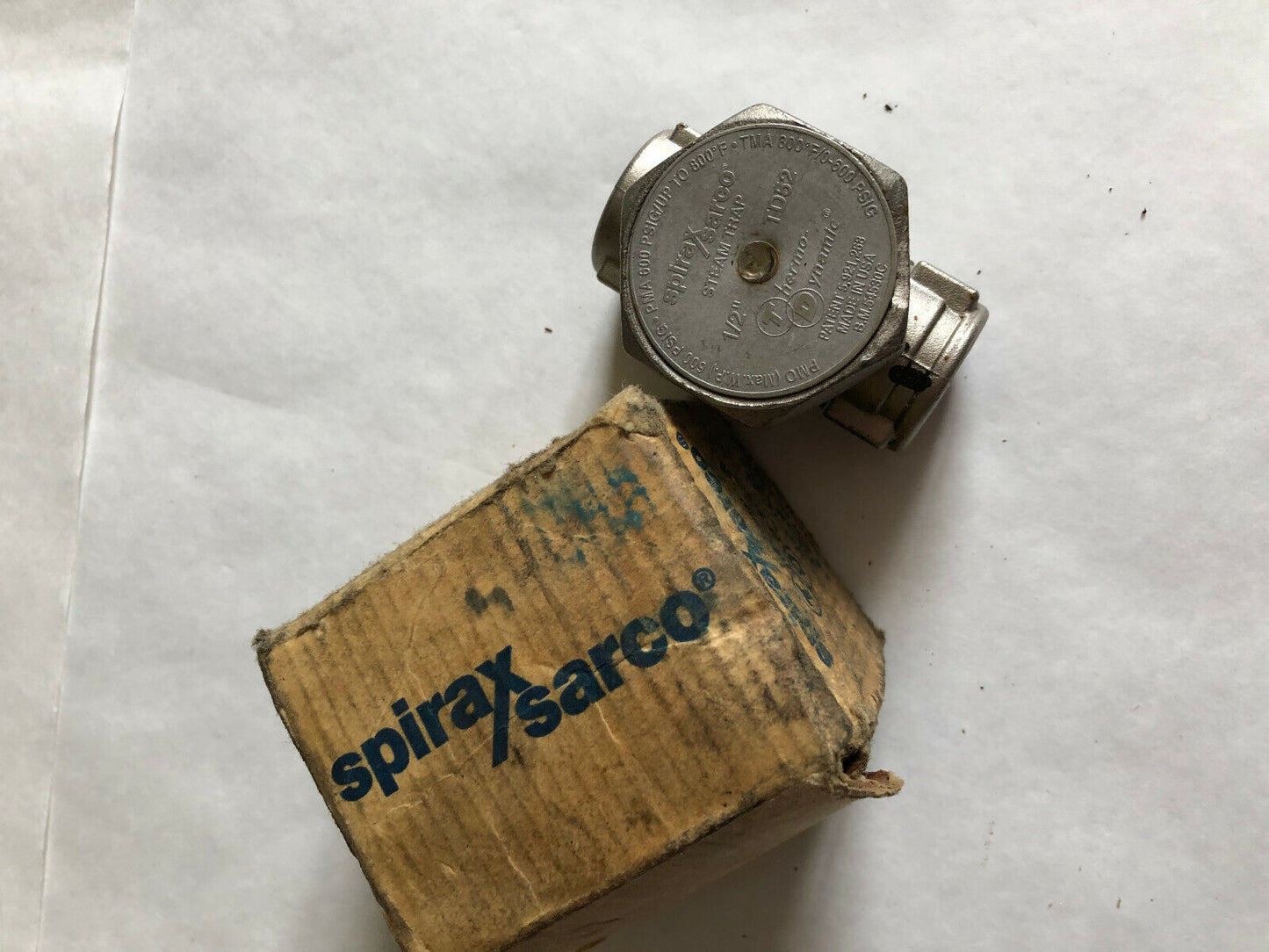 New 1/2" Spirax Sarco Td52 Steam Trap,Bm 54530C Thermo-Dynamic Steam Trap,Bt