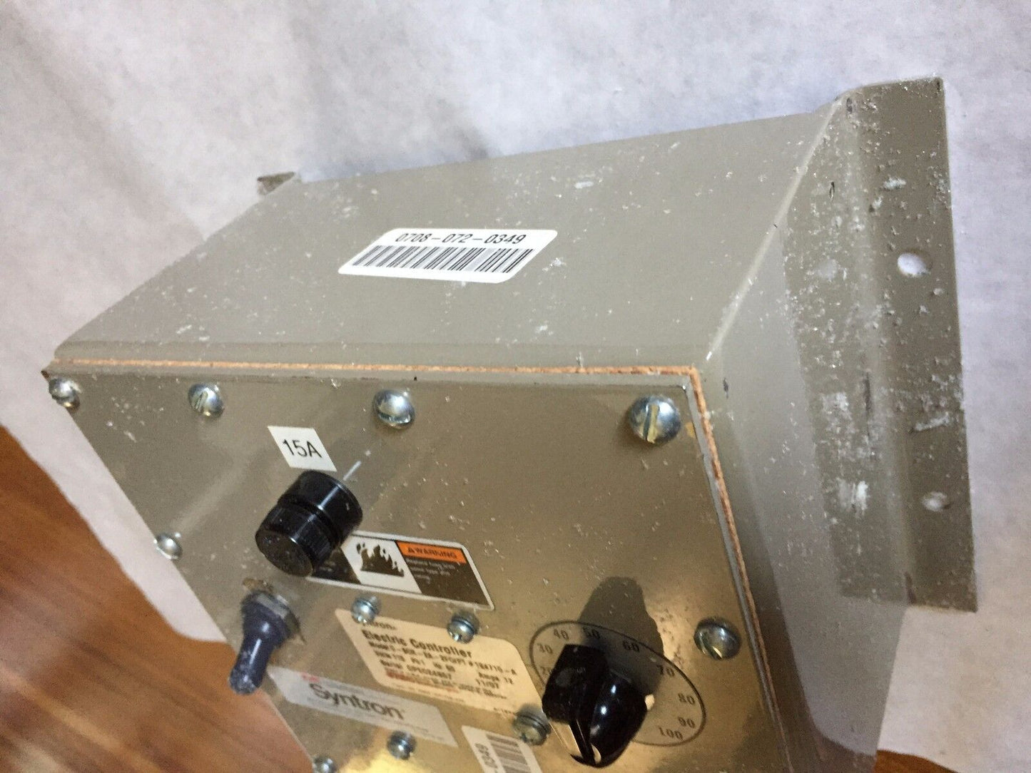 Syntron C-8Cr-2A-2Fo/Pt,#184710-A 112V Ph1 12A Electric Controller,Av