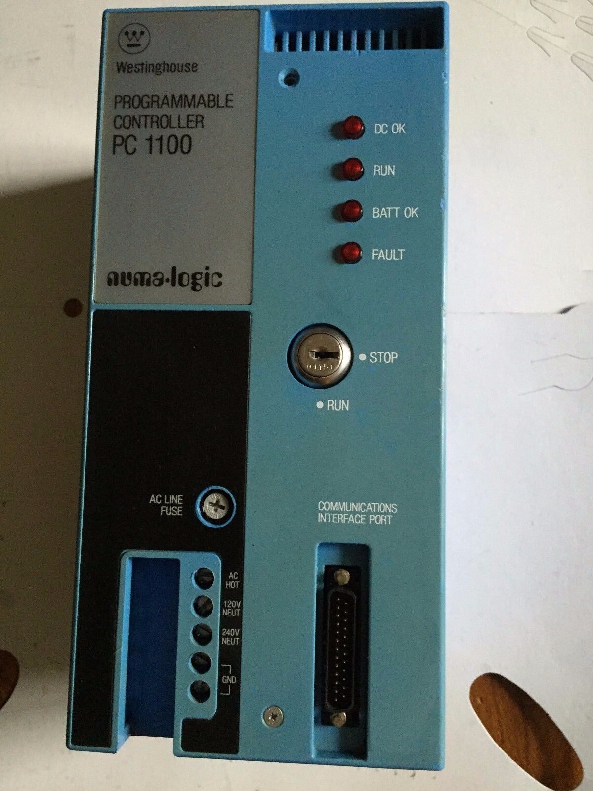 Westinghouse Pc1100-1021,Programmable Controller,Westing Pc1100 Numa-Logic,Ct