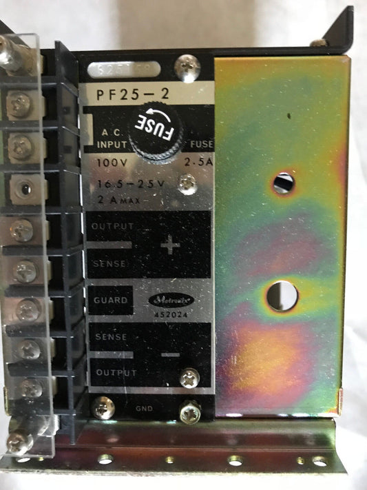 Metronix Pf25-2,452024 Pf25-2 16.5-25Vdc Power Supply,Es