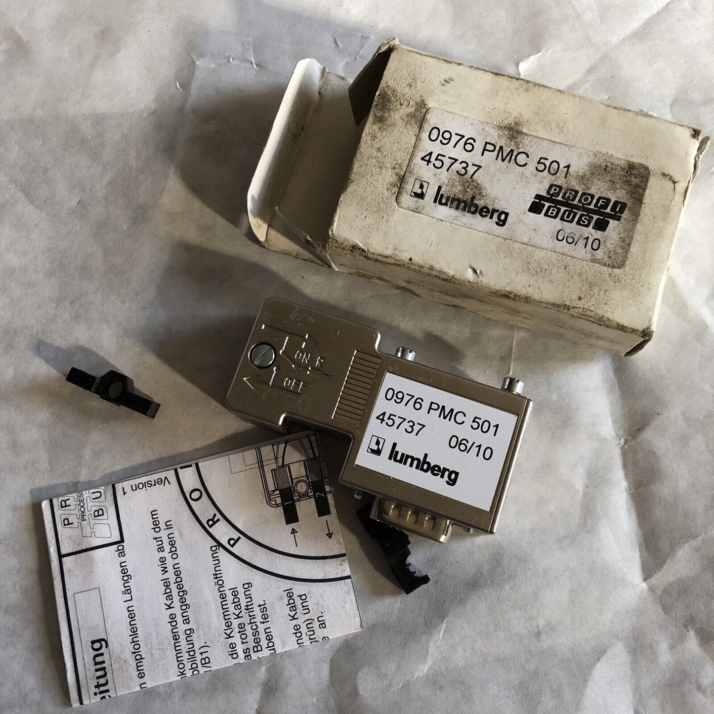 New Lumberg 0976 Pmc 501  Profibus Connector Lumberg 0976 Pmc 501  45737,Ea