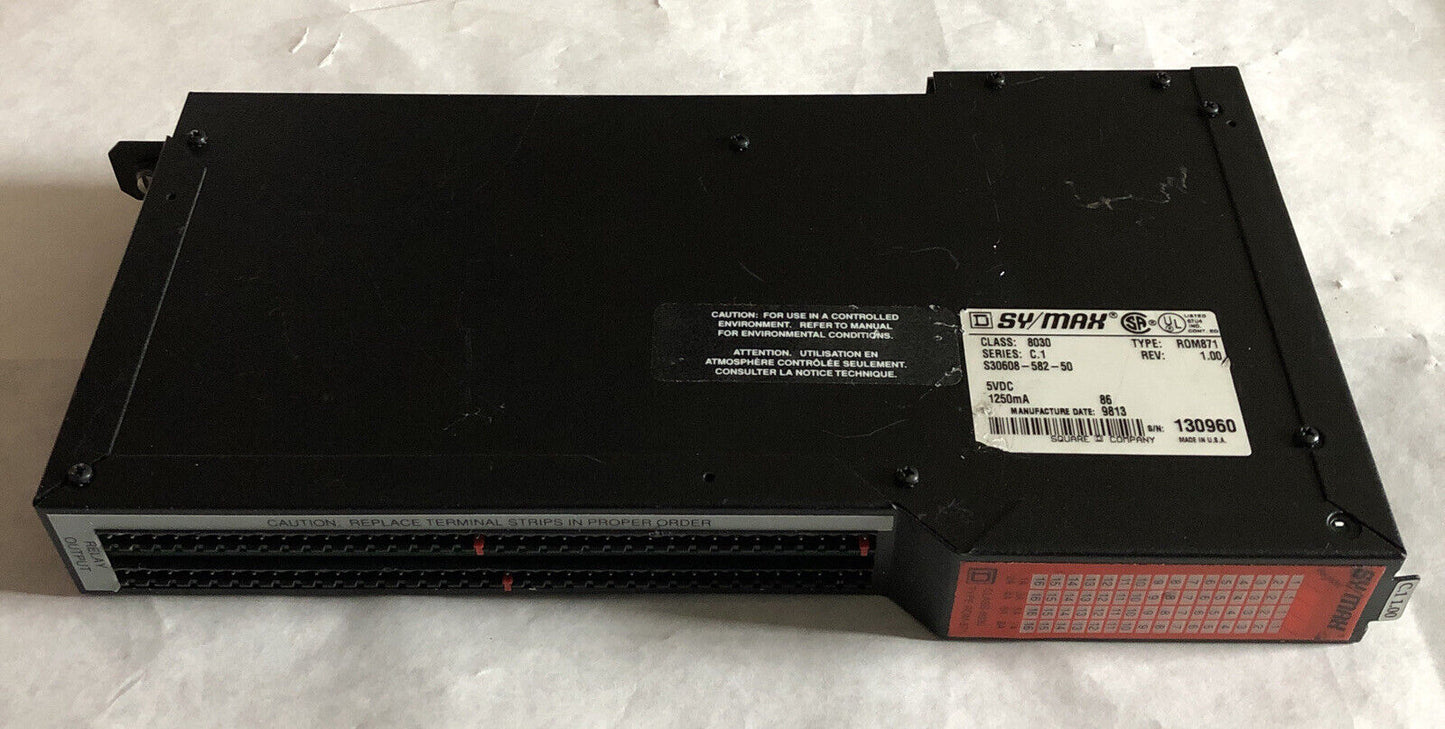 Square-D 8030-Rom-871,Sy/Max C.1,Relay S30608-582-50 Class 8030,Rom871,Eu