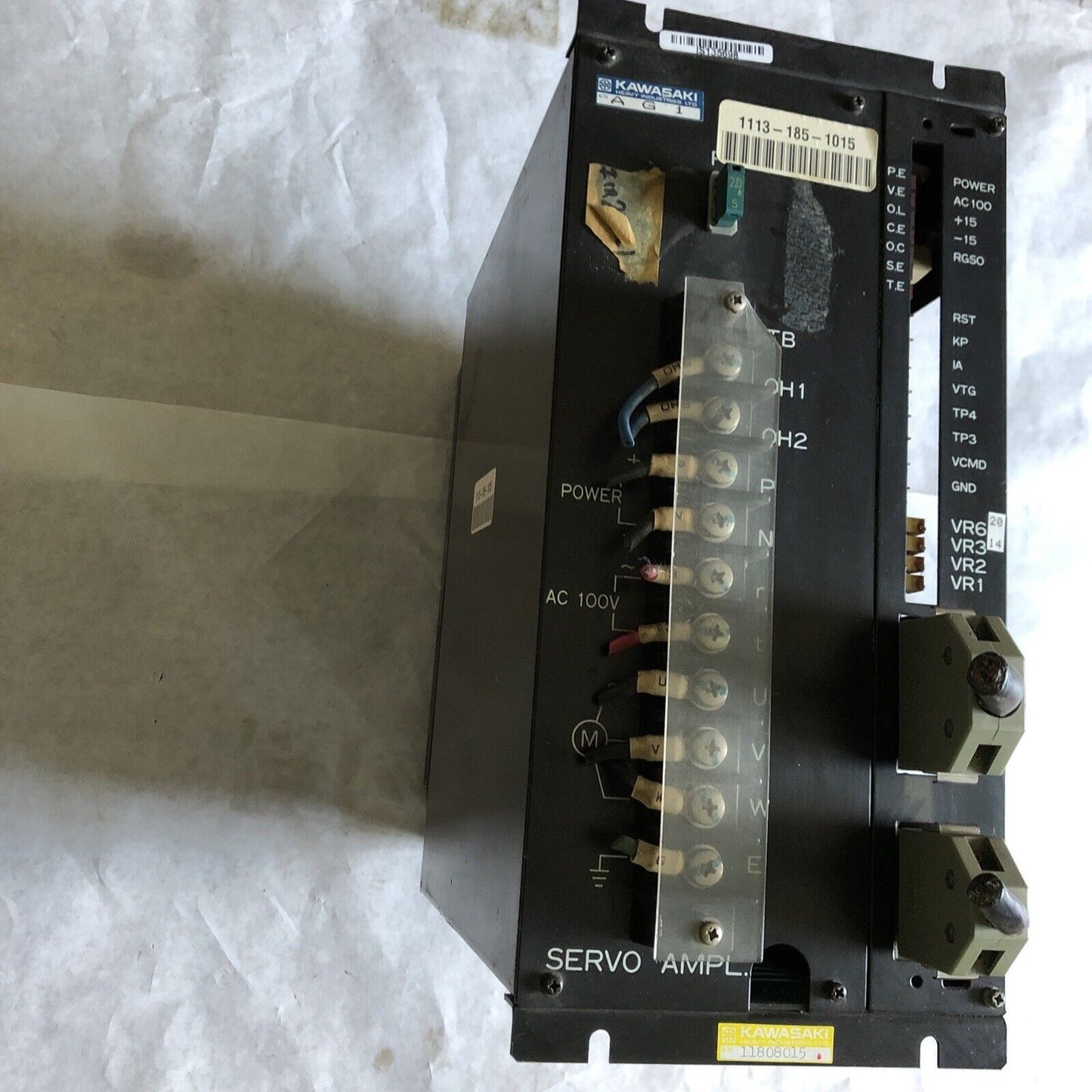 Kawasaki Sanyo Denki 27Ba100fft30c Servo Amplifier Ag1,Bl Super A100,Bg