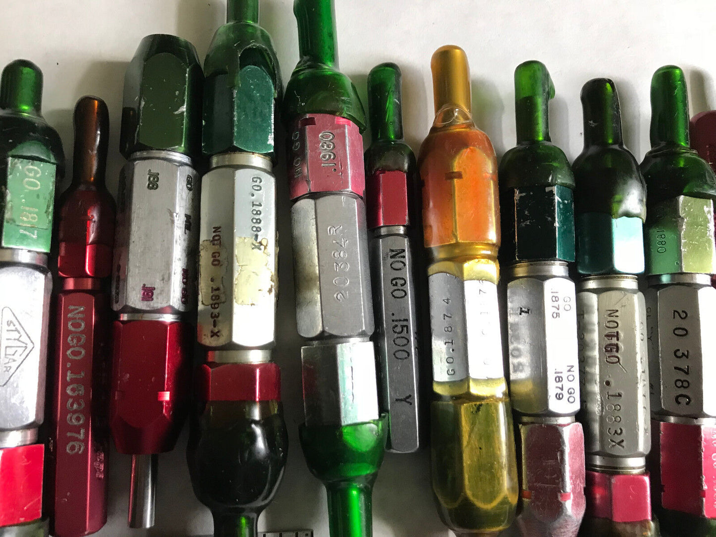 Lot Plug Gage Go Nogo Van Keuren .1880,1980,181,191,1875,180,1874,1889,1877,Es