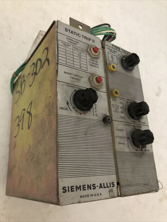 Siemens-Allis Ts(2T),Allis Ts2t Chalmers,Siemens-Allis Static Trip Ii,Ct