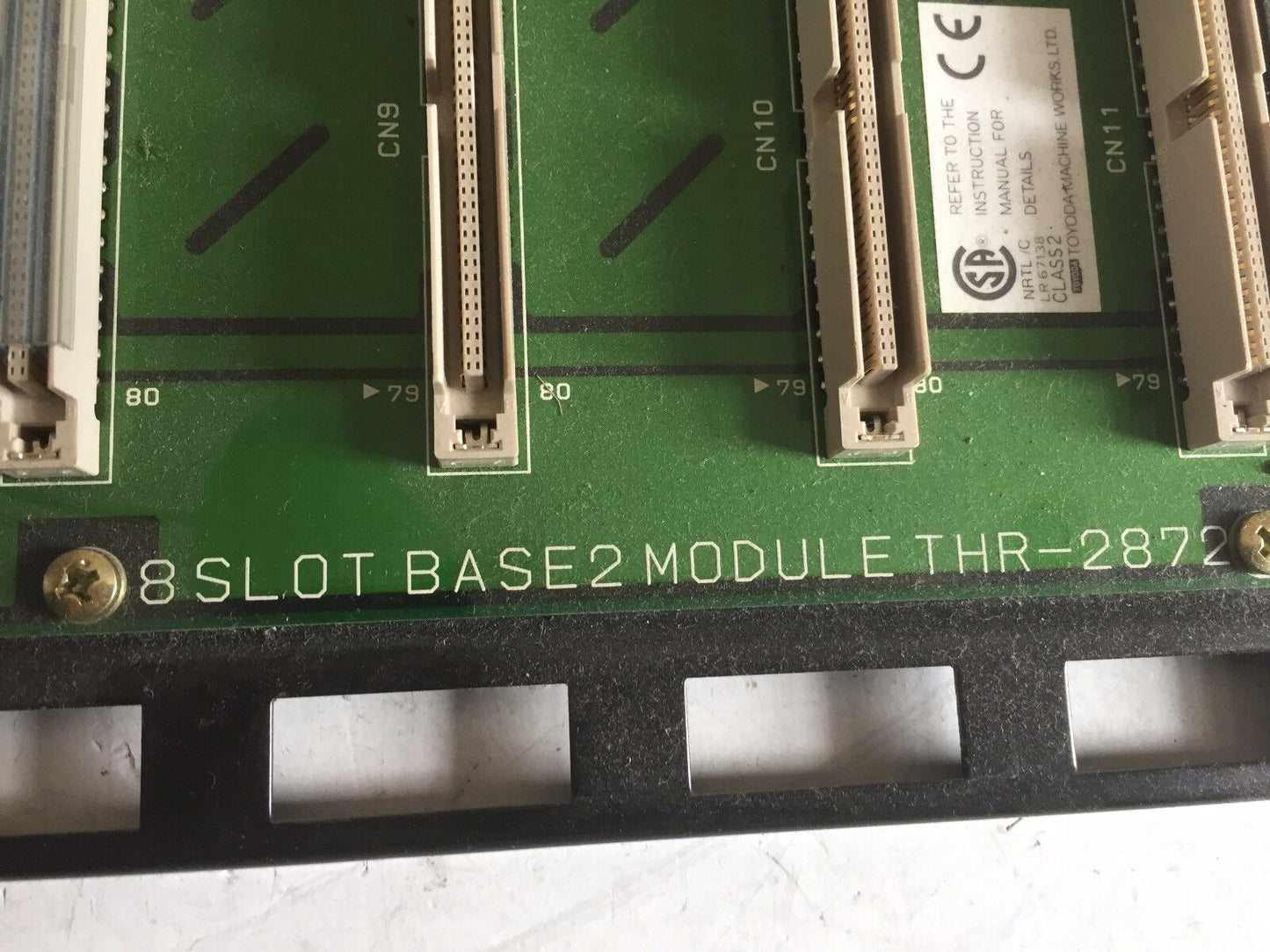 Toyoda Thr-2872 Plc 8-Slot Base Module,Toyota Tp-7681-1 Cpu/Sec,Bn