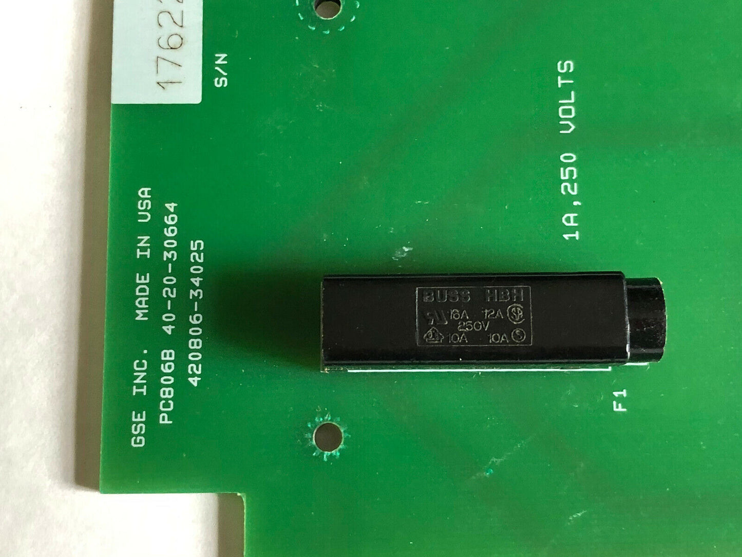 Gse Pcb06b 40-20-30664, Pc806b  420806-34025 Controller,Cf