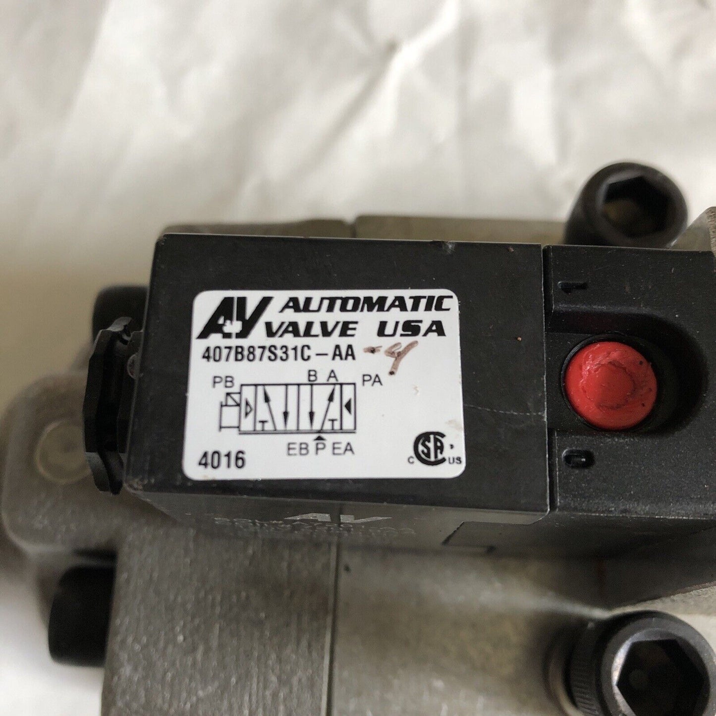 New Automatic 407B87s31ca Pneumatic Solenoid Valve,Bb