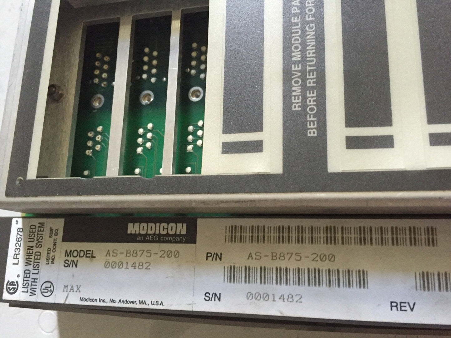 Modicon As-B875-200,B875-200 Input Module Analog Configurable 8Point,B873-200,Ee