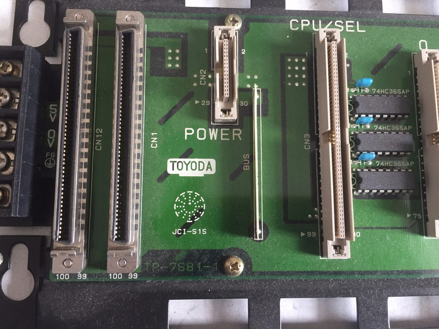 Toyoda Thr-2872 Plc 8-Slot Base Module,Toyota Tp-7681-1 Cpu/Sec,Bn