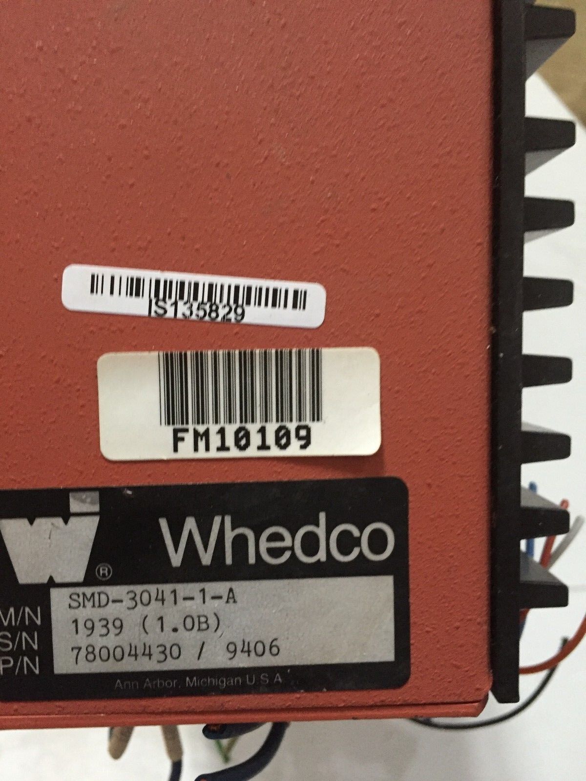 Whedco Smd-3041-1-A Servo Drive,Whedco 78004430,Ba