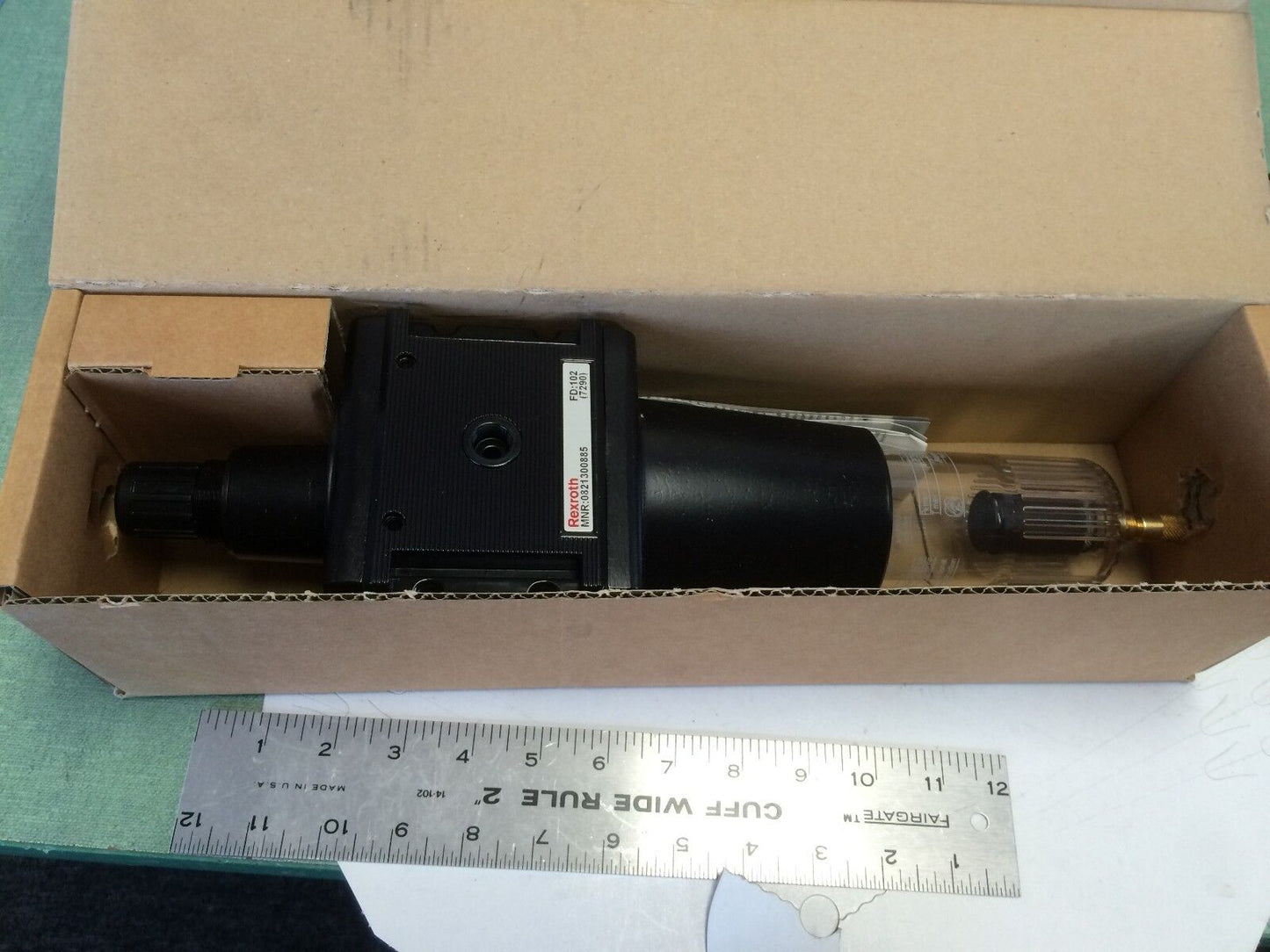New  1" Npt Rexroth Mnr 0821300885  Pneumatic Filter  Regulator ,Bj