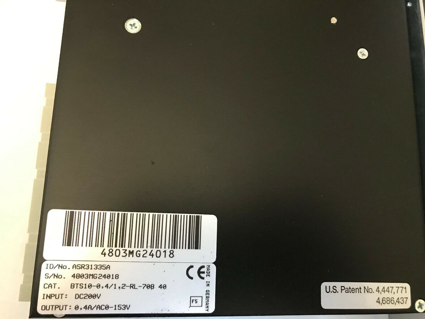 Baldor Bts10-0,4/1,2-Rl-708 40,Asr31335a,Asr15583b-C Baldor Bts 10 Baldor Asr,So