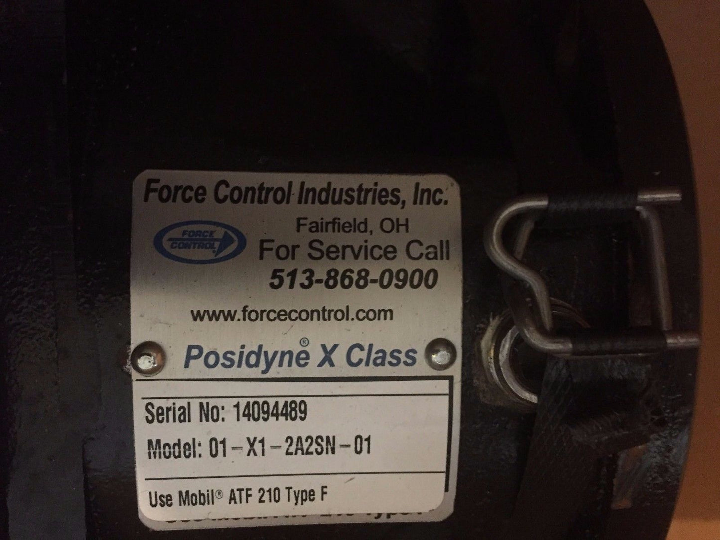 New Force Control 01-X1-2A2sn-01,Posidyne X Class Gear Servo Motor,Bt