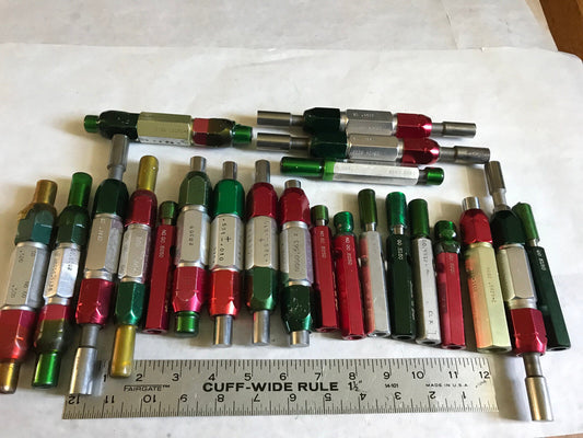 Lot Plug Gage Go Nogo Van Keuren .6020,5950,5660,5600,5960,6025,5150,5170,Es