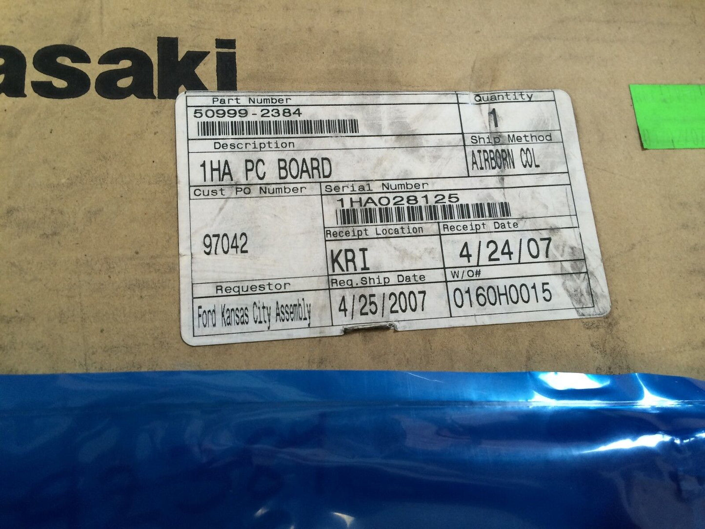 New Kawasaki 50999-2384 ,Kawasaki 50999-2384R25 Pcb Board,Dj