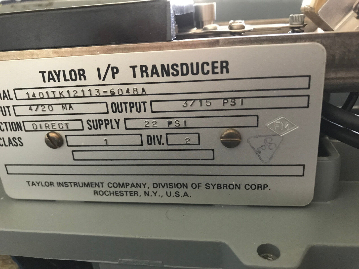 Tayolr Relay Computor Controller,Taylor I/P Transducer,3792496,3857198,388171,Sa