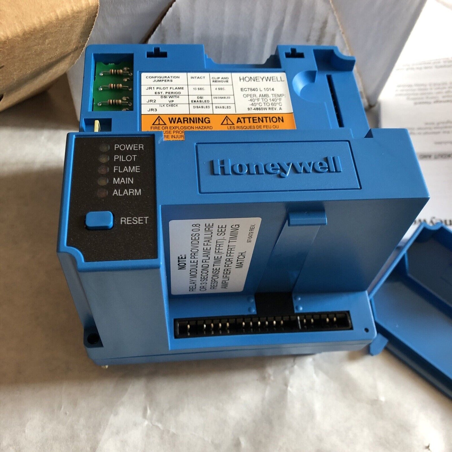 New Honeywell Ec7840 L 1014 Burner Control ,Honeywell Ec7840l 1014,Df