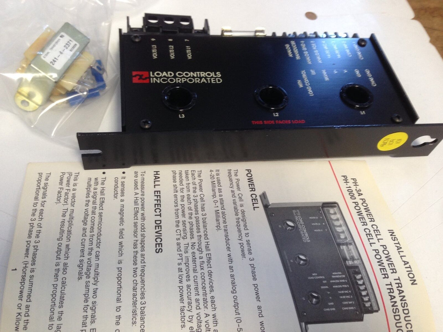 New Load Controls Inc. 460V 10A 0-10V Ph-3A Power Cell With 241-4-2371,Dg