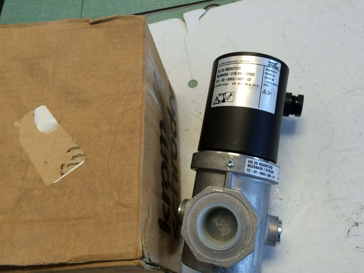 New Krom Schroder Vg 20 R02nt31d Solenoid Valve,85206030/D18.98-19002 ,Ck