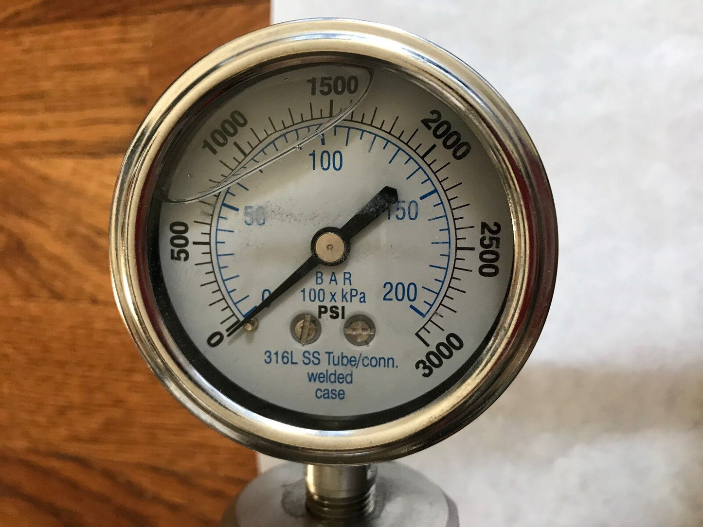 Graco 915587 Air Diaphragm Regualtor H08b,3000Psi,316L Ss,Mcm3037502b,Aw
