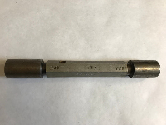 The Pipe Machinery Go No Plug Inspection Gage 1735 Sp-518 Go .925  No Go .930,Et