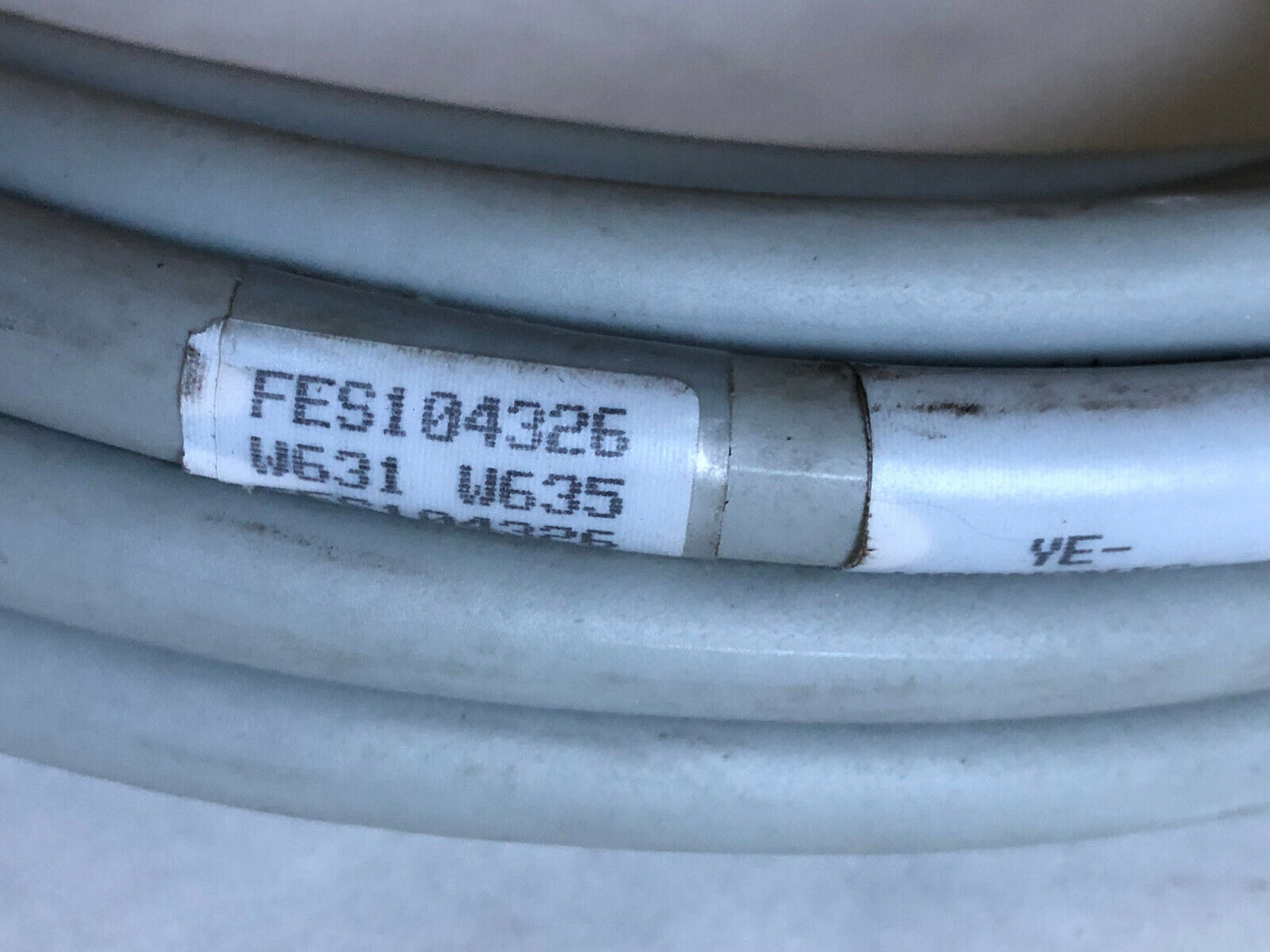 Robotic Machine Cable Assembly Cordset York W631-W635 Fes104326 Ic-Pwr-B,Ev