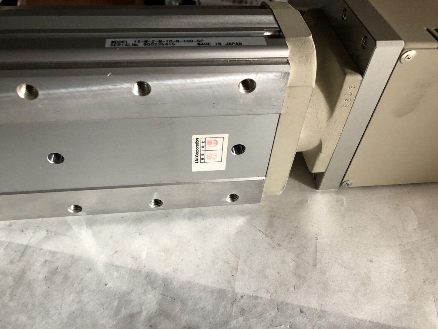 New Iai Corporation ,Iai Is-M-Z-M-10-N-100-Sp Linear Intelligent Actuator,Bg