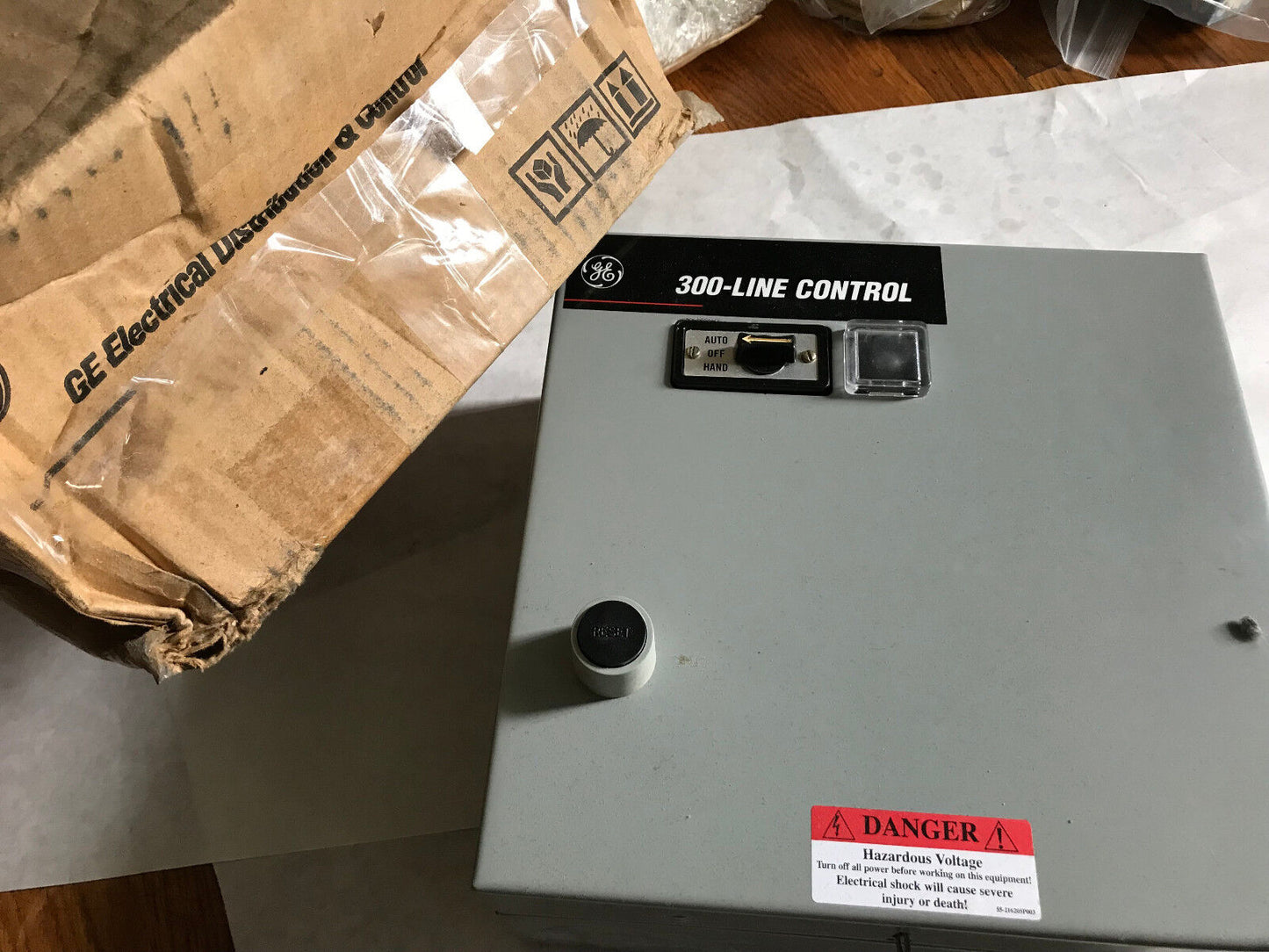 Ge 300-Inline General Electric Magnetic Motor Starter Cr306b18200abtdb,Nema 0,Ag