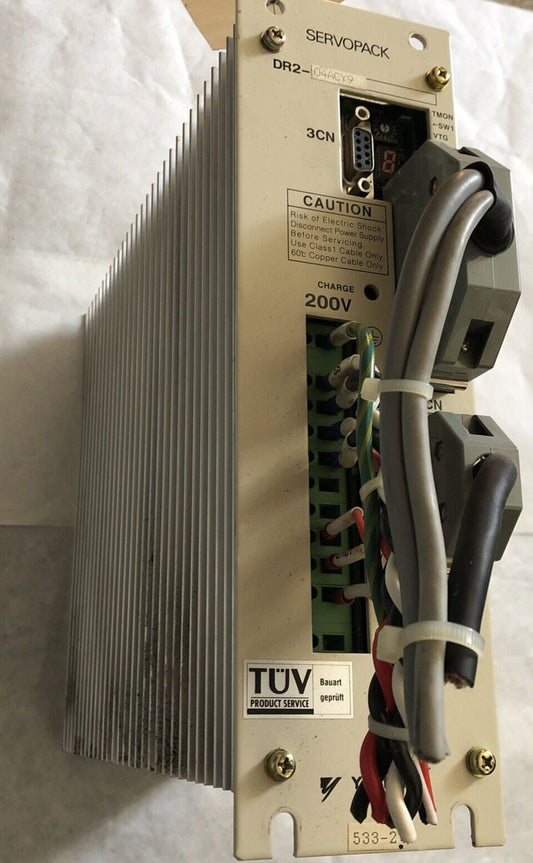Yaskawa Dr2-04Acy9,Dr2-04Acyp Servo Drive,Dr2, .54 Hp,1 Or 3-Phase, 200-230 V,Se