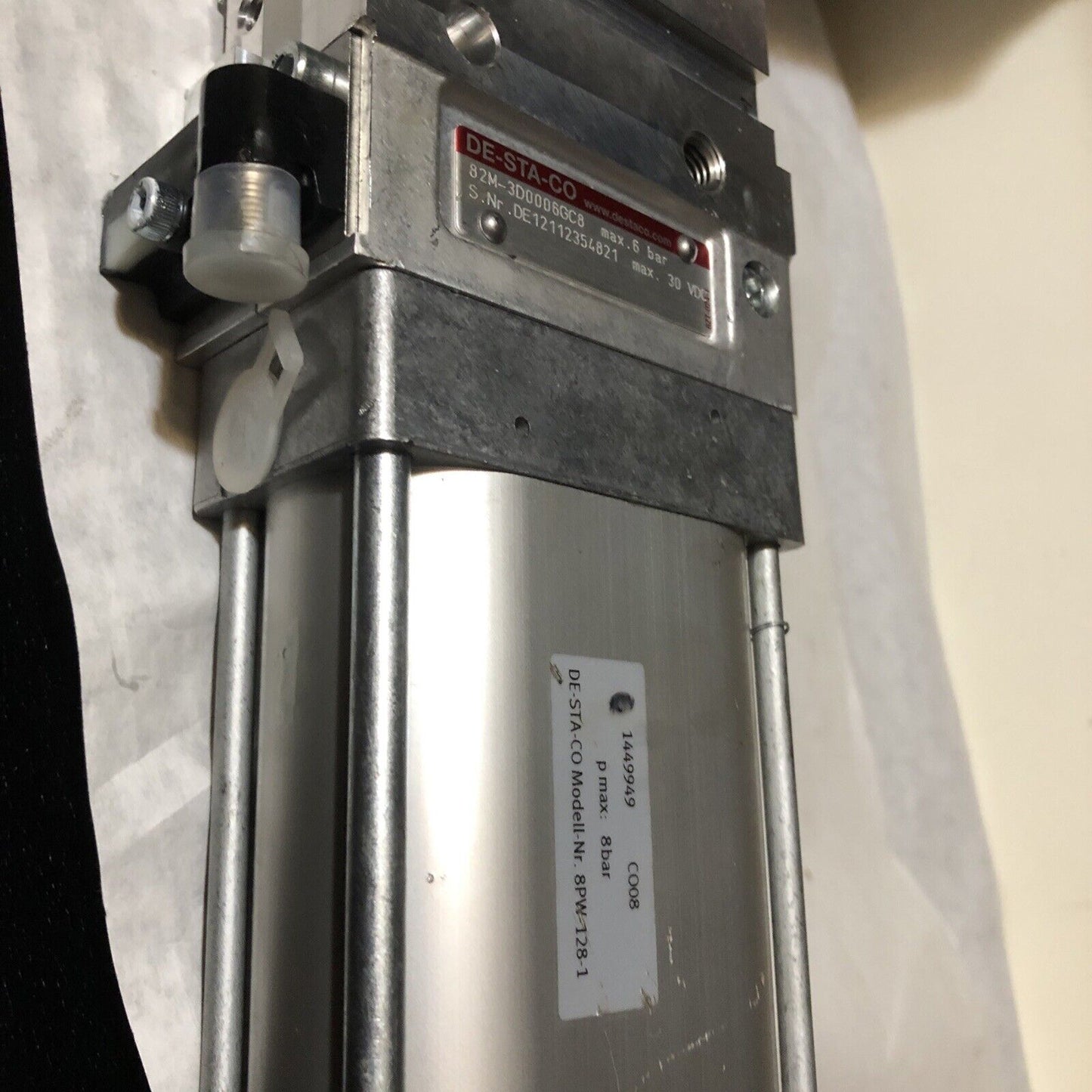 New De-Sta-Co 82M-3D0006gc8 Pneumatic Clamp 1449949,8Pw-128-1,Bm