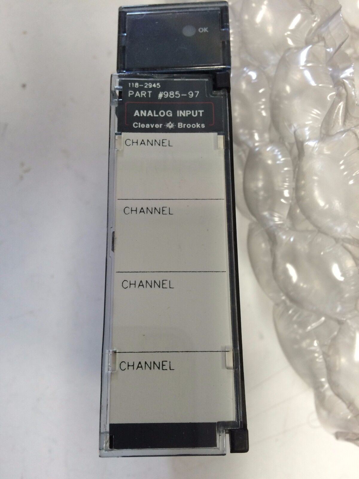 Cleaver Brooks 985-97,118-2945 Input Module Analog Voltage 4Point,Ef