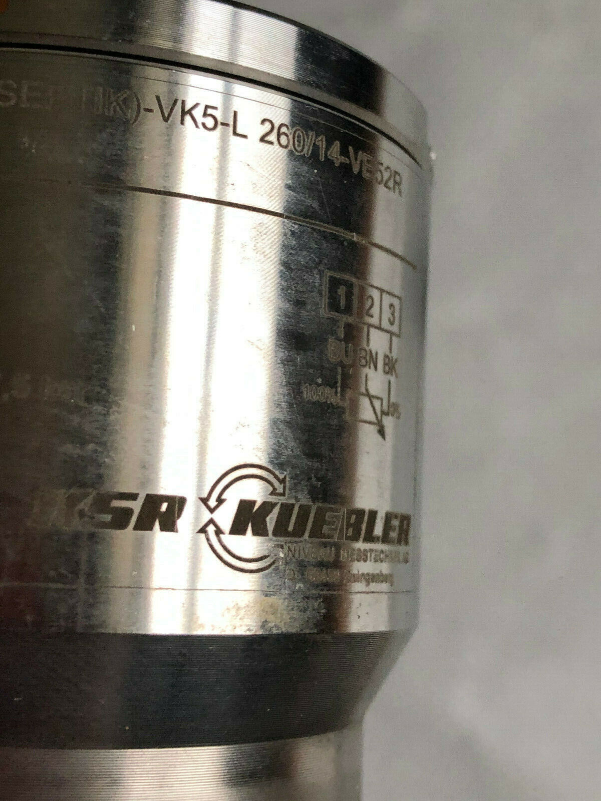 New Ksr Kuebler Av4-M 65 (Aseptik)-Vk5-L 260/14-Ve52r  Indicator,L 260Mm,Sj