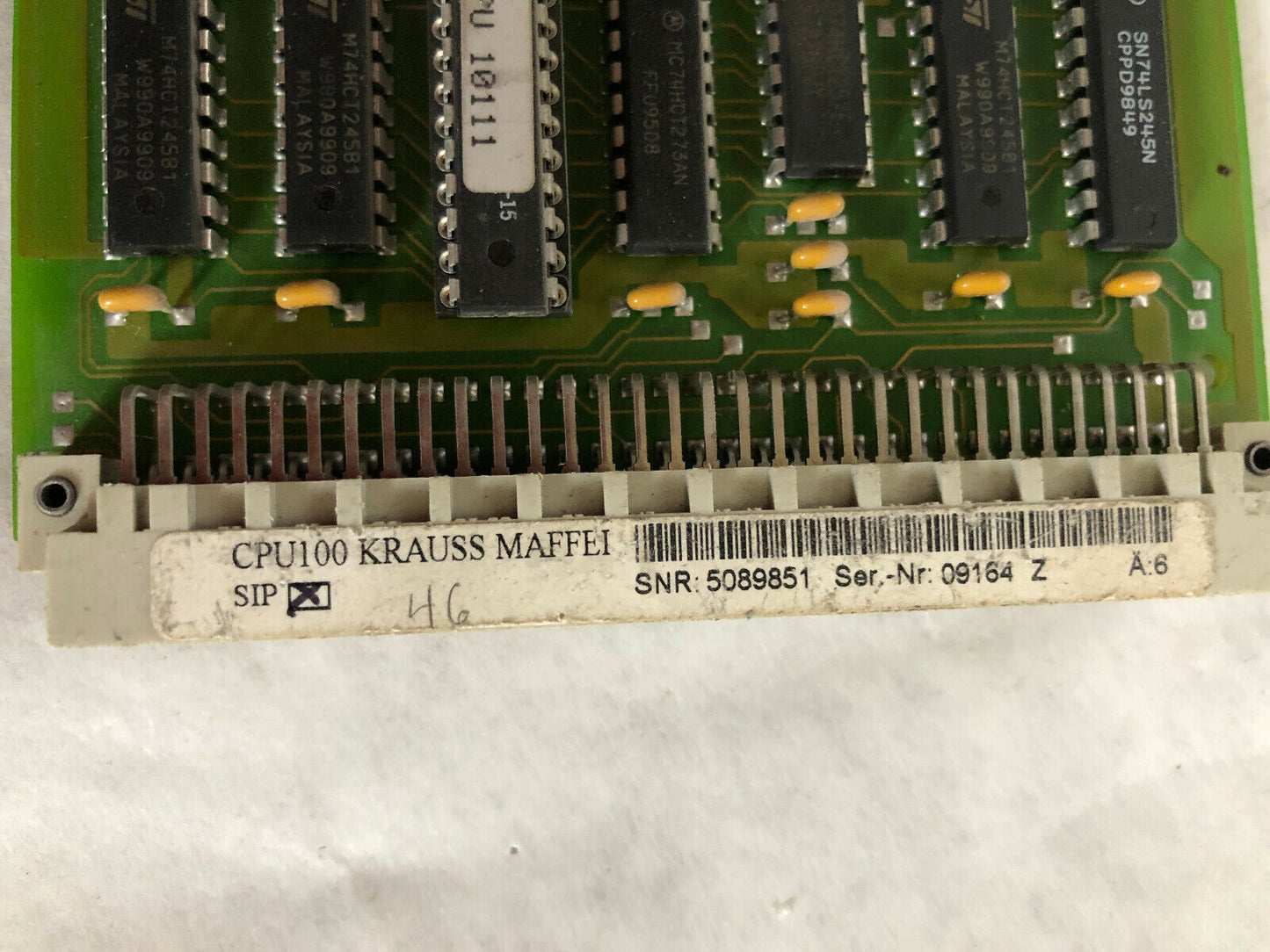 Krauss Maffei Cpu100 Ae2rls,Kraussmaffei Cpu 100,Dc