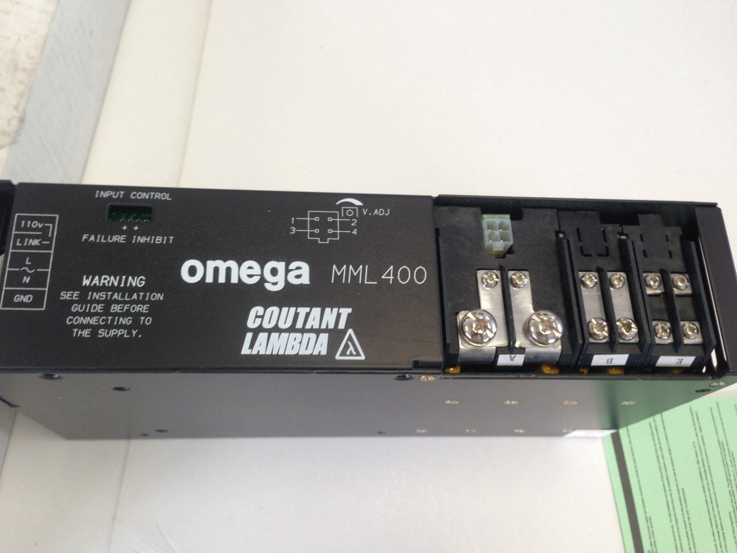 Lambda Ns-Mel-001A/Mml400,4B4ac2a-0573,Coutant Lambda Omega Mml 400,D40045,Fl,Ch