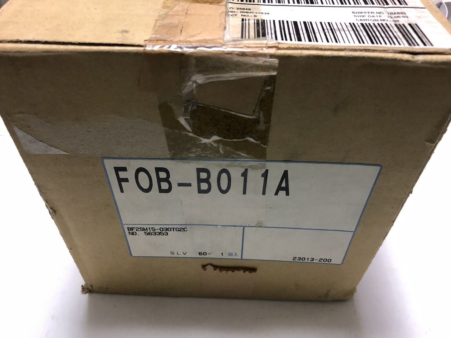 New Sp Fob-B011a  Gtr Brother Bf2sm15-030Tg2c Gearmotor  New 1/10Hp 3Ph,Fa,Ey