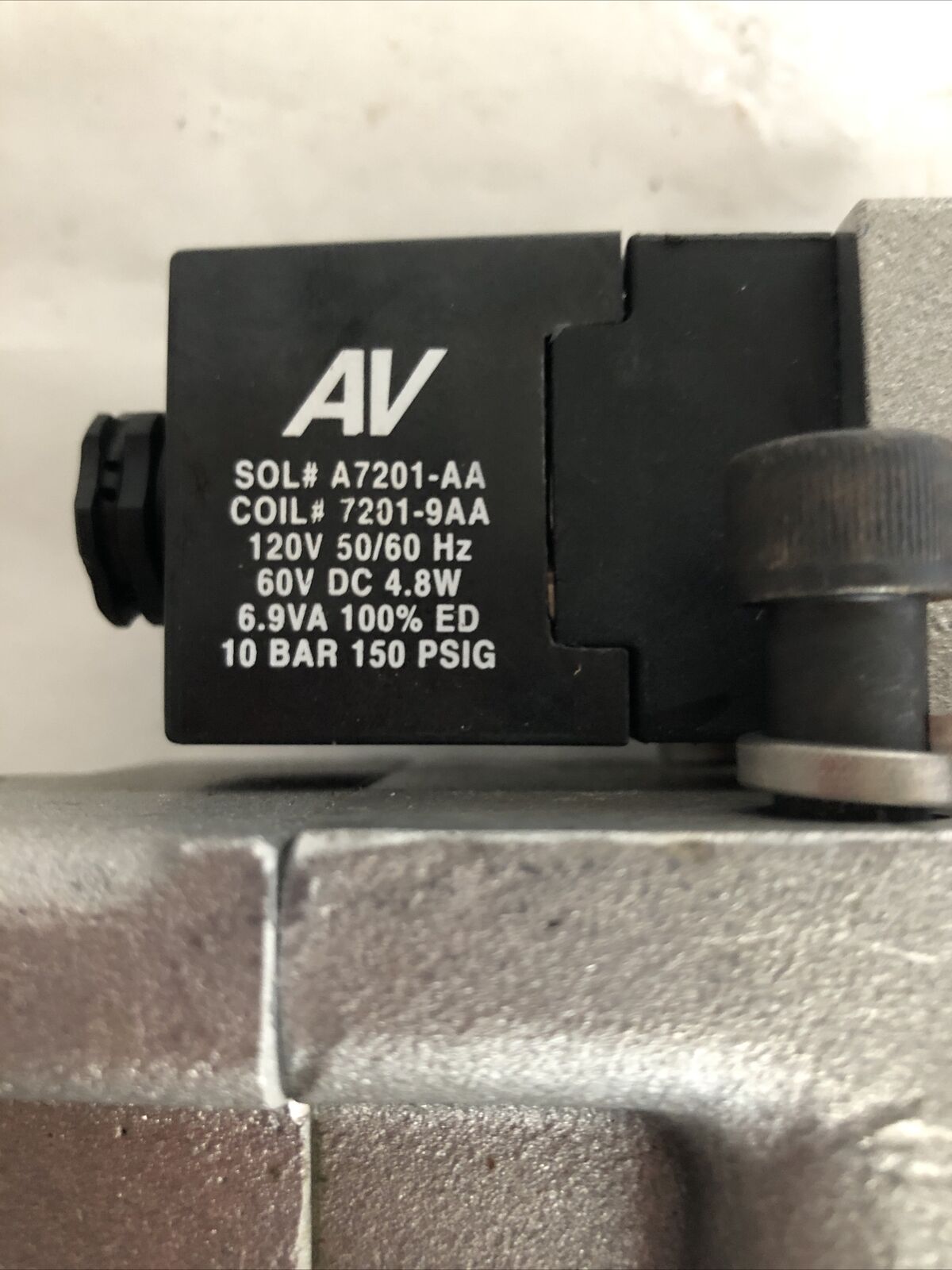 New Automatic Valve 407D87s39ds3aa5 Control Valve,120 V Av A7201-Aa 7201-9Aa,Dh