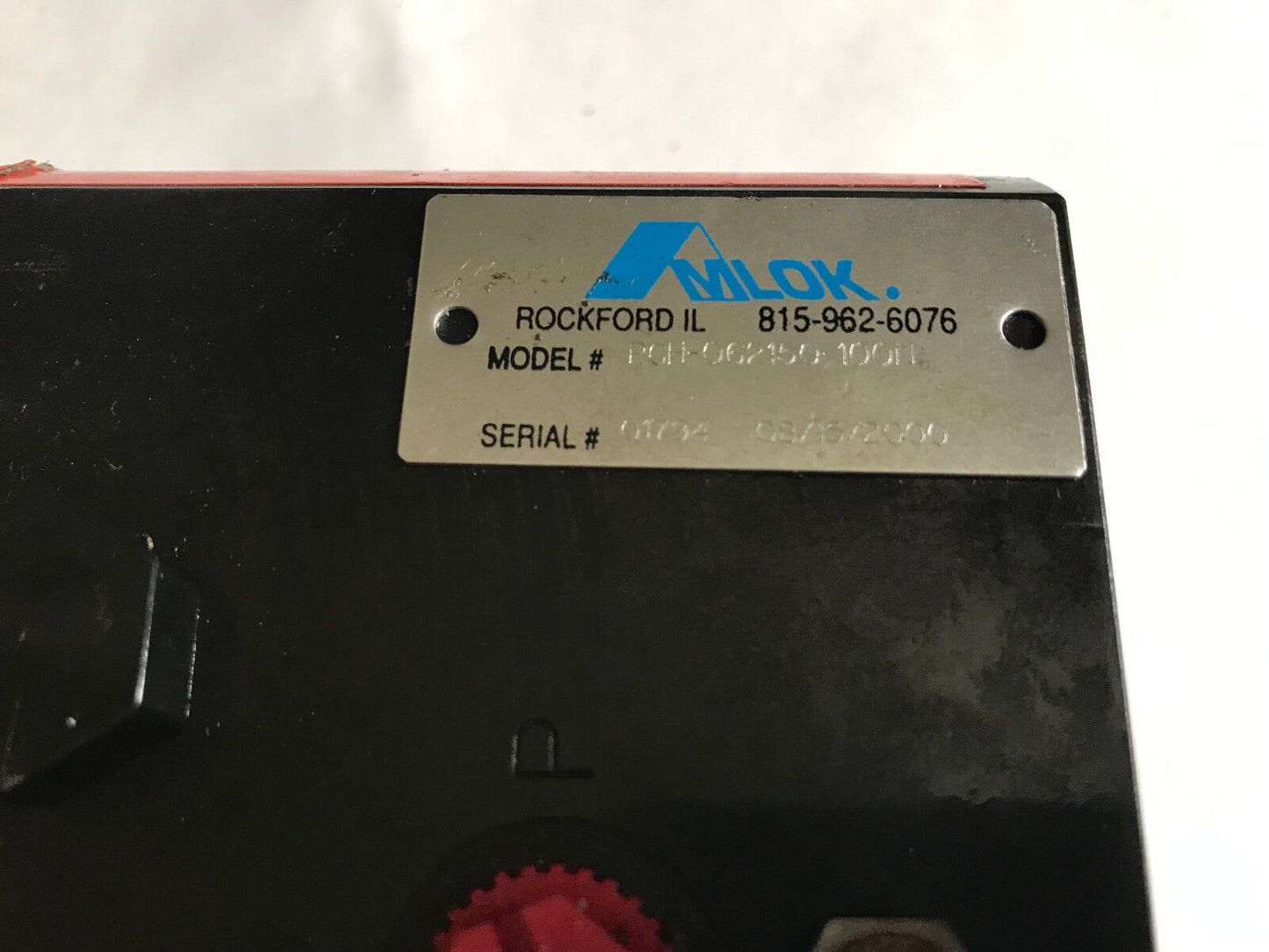Amlok Rch-062150-10On,Rch-062150-100N Hydraulic Rod Clamp Rcho62150100n,Si
