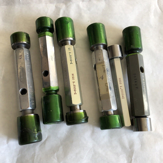 Lot Plug Gage Go Nogo Van Keuren .1.0880,1.0930,1.0912,1.0760,1.008,1.0949,Es