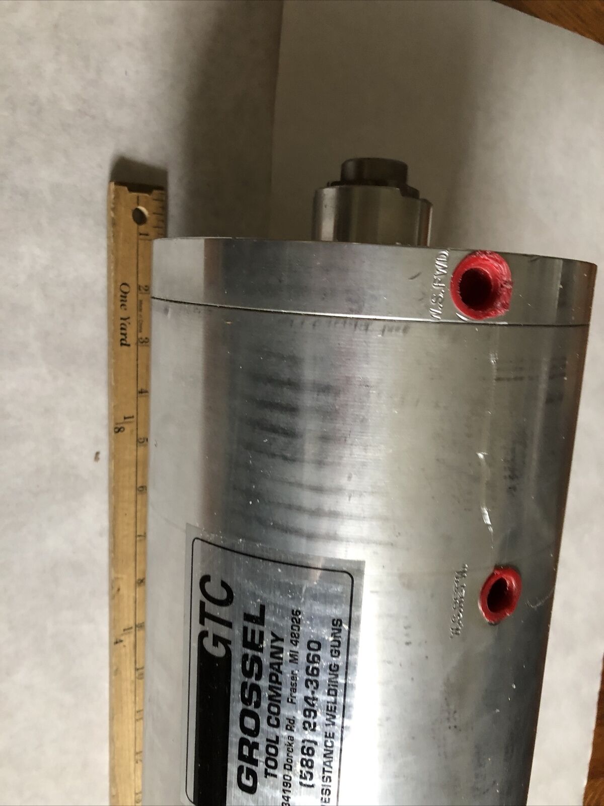 New Grossel 56-Zf-18561-D-2-X Pneumatic Cylinder,56 Zf,Gtc 56Zf18560-10 Gt,Ew,Bc