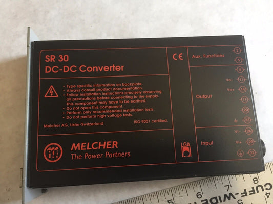 Melcher Sr-30 Dc-Dc Converter Power Supply Sr30 Bsr 3005-7Ipcdaxw,01072207,Ea