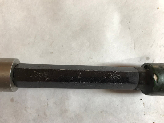 The Pipe Machinery 959,965 Inspection Gage Go No Go Plug Gage .959 .965,Ag