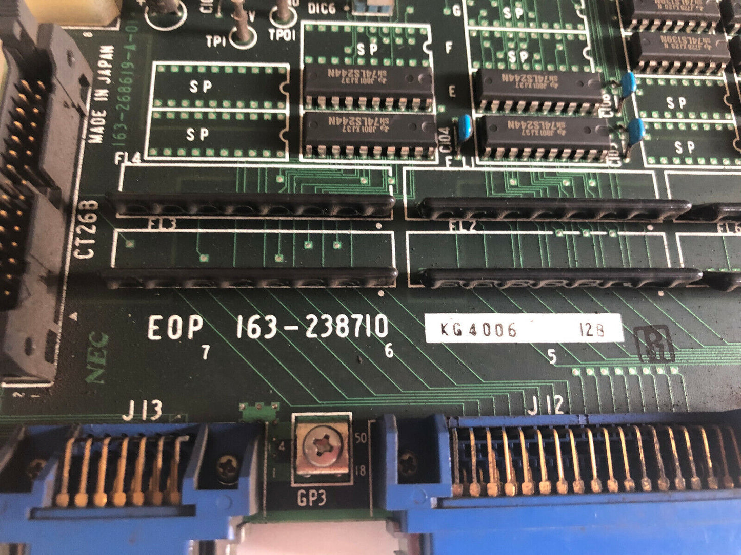 Nec E0p 163-238710,Nec Eop 163-238710, Eop Kg4006 12B,163-268619-A-01 Board,Fk