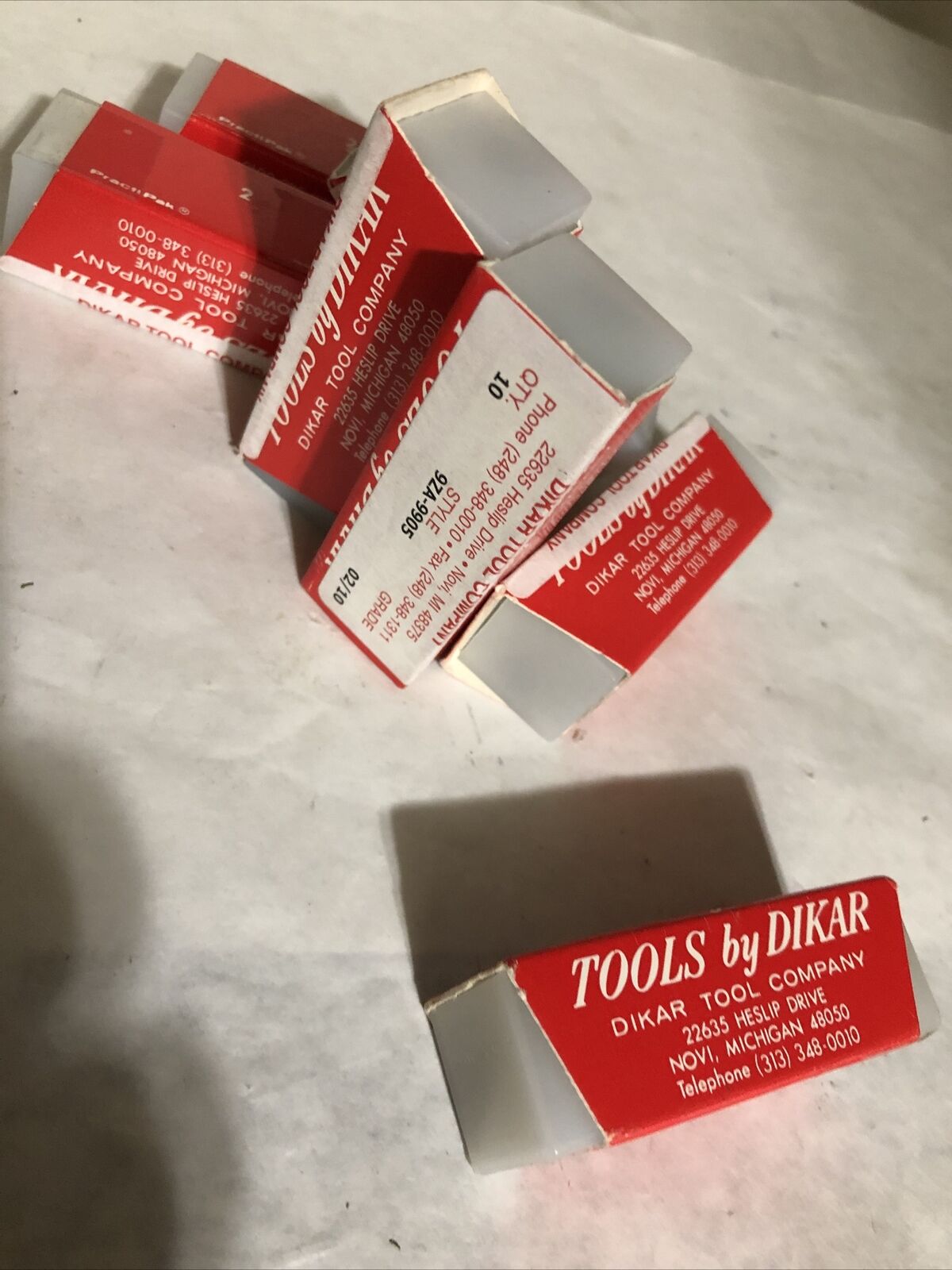 New Lot 70 Dikar Tool 9Za-9905 Carbide Inserts, Grade: 02/10 ,Fg