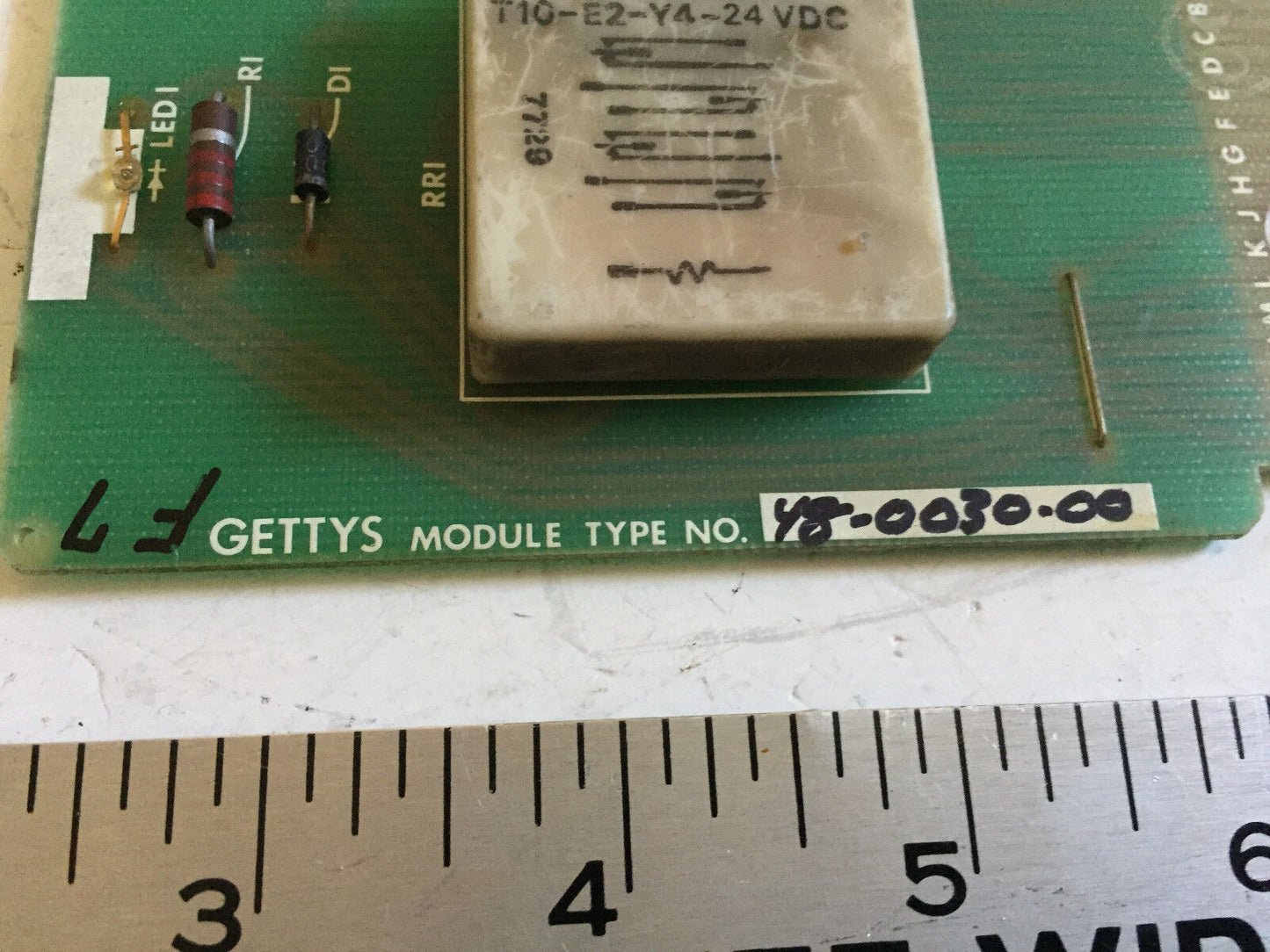 Gettys 48-0030-00,48-0030-101 Elwood Corporation Pc Relay Module , Bw
