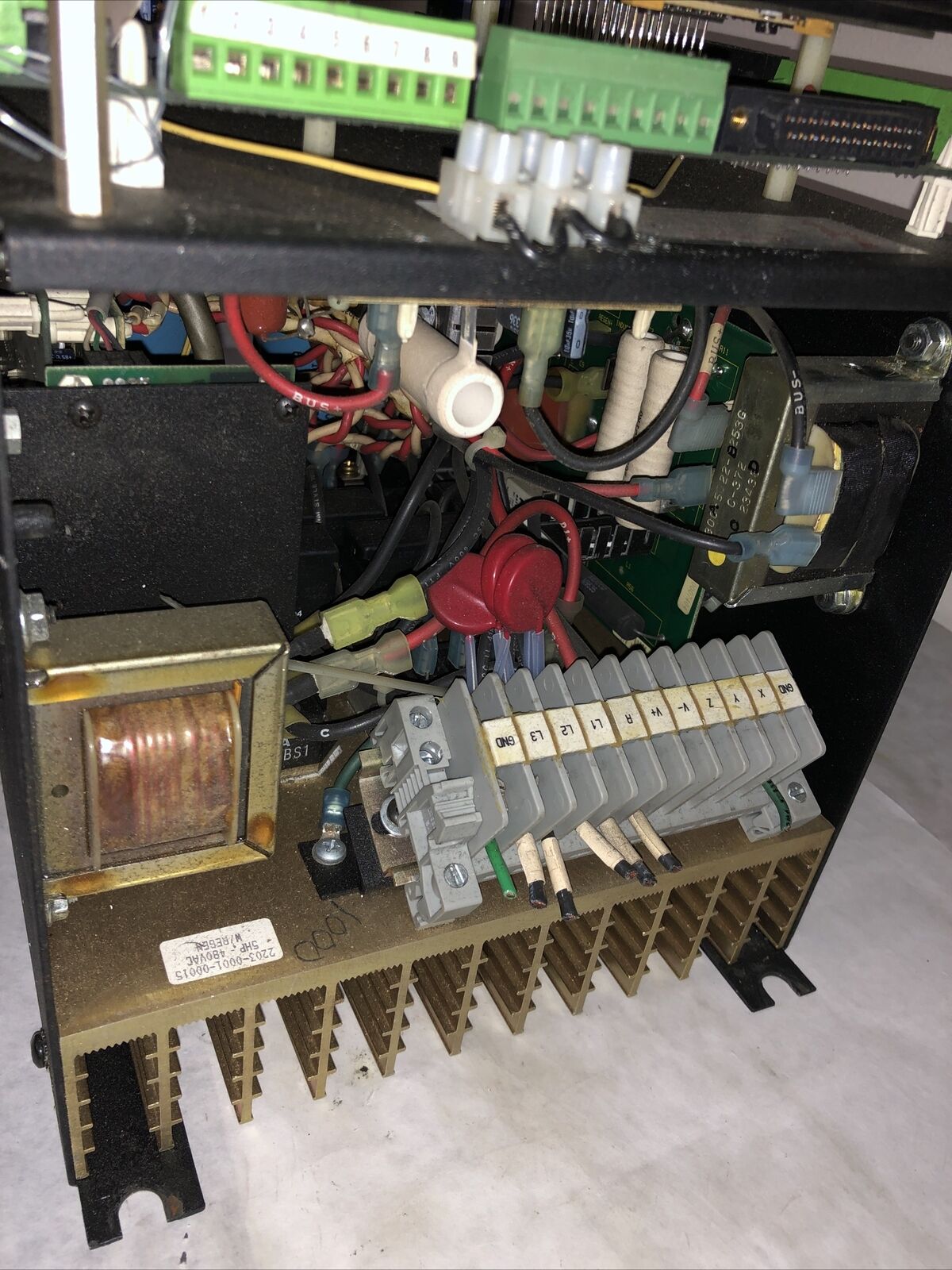Thor Technology 7402-005 Rev B,7000 Ac Vector Controller,3 Ph,5 Hp,480 V,Fg